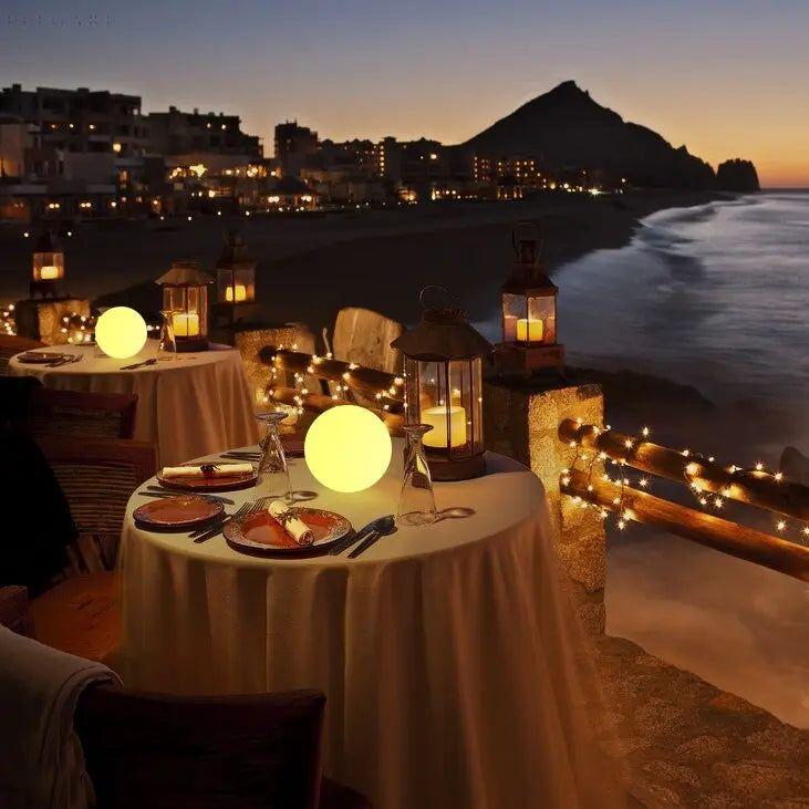 Moon Glow - Mångsidig färgglad måne-golvslampa Carvallo