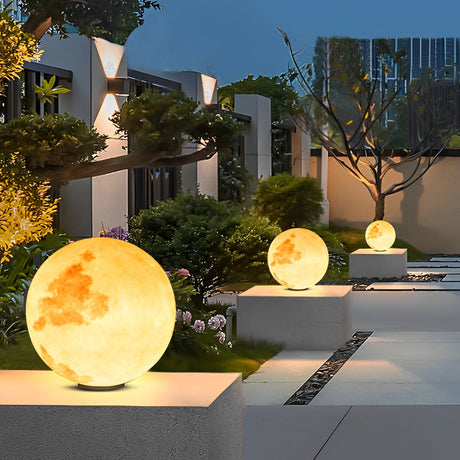 Utomhus Globe Sol Resin Puts Lampa Carvallo