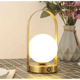 MoonBeam Lampa - Touch-Control Kula Formad Bärbar LED Nattlampa Carvallo