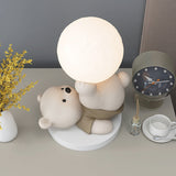 Teddy Bear Touch Lamp med Månljus Glöd Carvallo