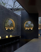 Berginspirerad utomhusvägglampa Carvallo