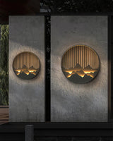 Berginspirerad utomhusvägglampa Carvallo