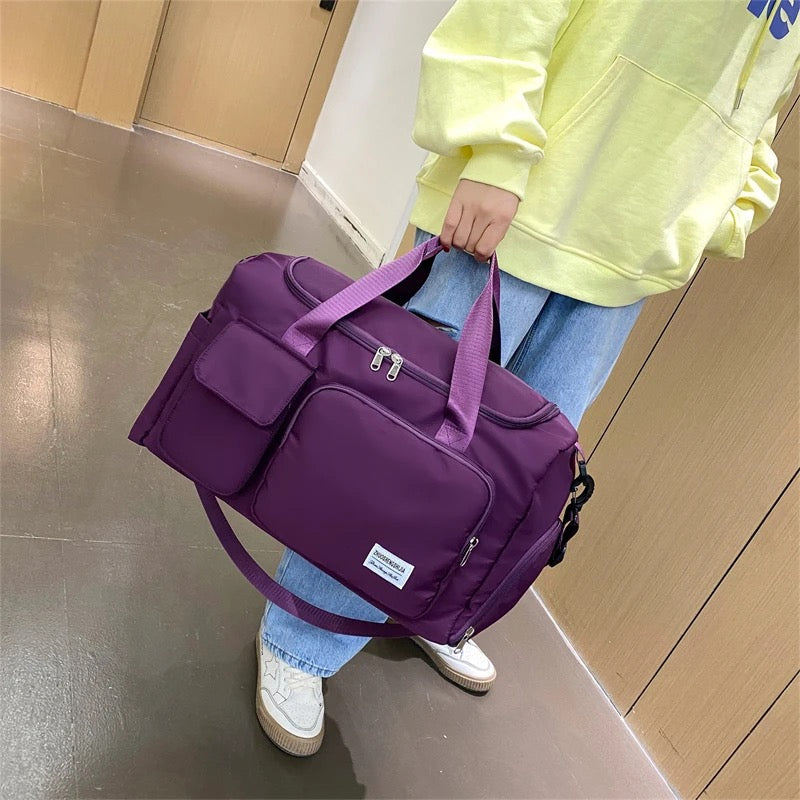 Carvallo Resväska med flera fack | Vattentålig & Lätt | Sport-, Fitness- & Weekendväska för damer & herrar Carvallo