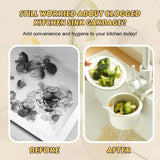 Hängande avloppskorg över diskbänken — Multifunktionell kökssil för svampar, grönsaker och redskap MILA Sverige