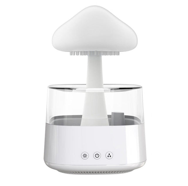 Luftfuktare med svamp och regndroppe-Electronics-Hemnix-Vit ingen fjärrkontroll-Hemnix