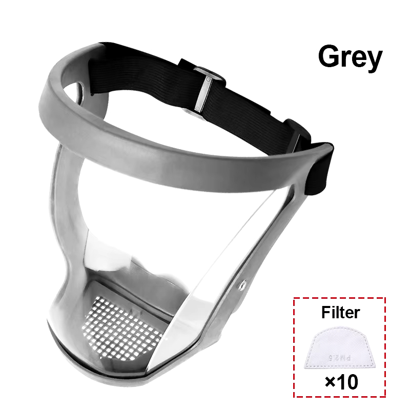 Super skyddande anti-dimma ansiktsskydd Carvallo