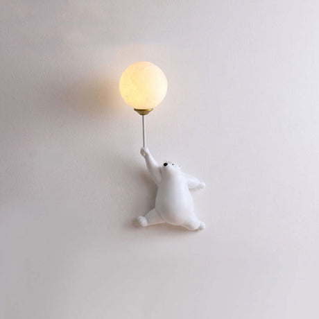 Bedårande Björn Ballong Vägglampa för Barnrum Dekoration Carvallo
