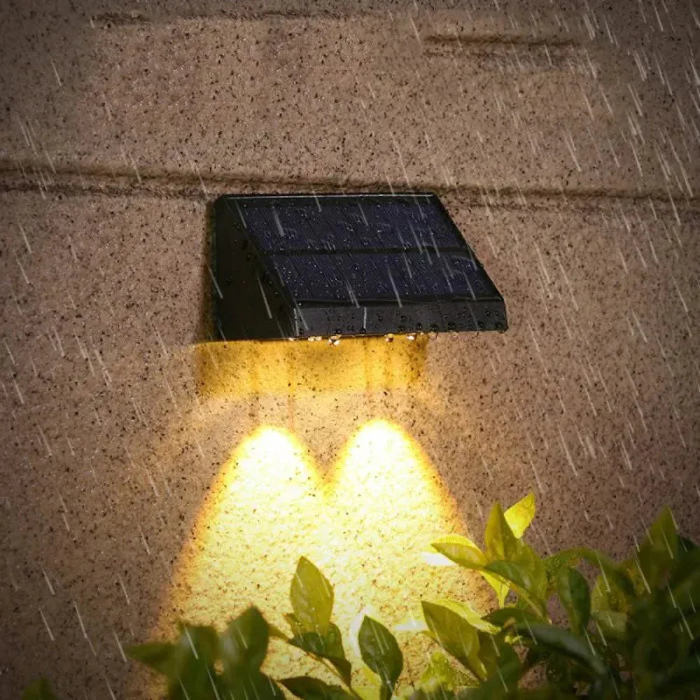 Allväders Solar LED Vägglampa för Utomhusutrymmen Carvallo