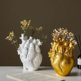 Anatomisk hjärtformad vas för färska eller torkade blommor Carvallo