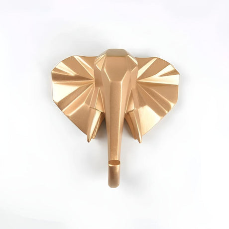 Resin Djur Väggkrok | Hjort/Elefant/Eldhörning | Onyx/Guld/Elfenben | Hållbar & Dekorativ | Brick by Brick Carvallo