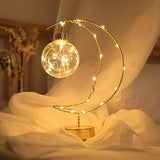 Arvesso | Twinkle Moon & Star LED Light - Elegant Inomhus Juldekoration Lampa Carvallo