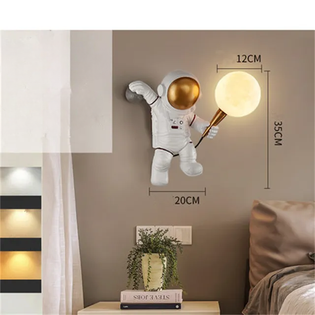 Astronaut LED Bordslampa för Barns Sovrum och Vardagsrumsbelysning Carvallo
