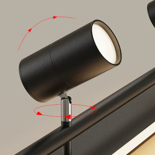 Taklampa med justerbara spotlights för moderna utrymmen Carvallo