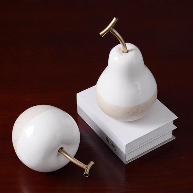 Keramiska Dekorativa Frukter i Små och Stora Storlekar för Heminredning Carvallo