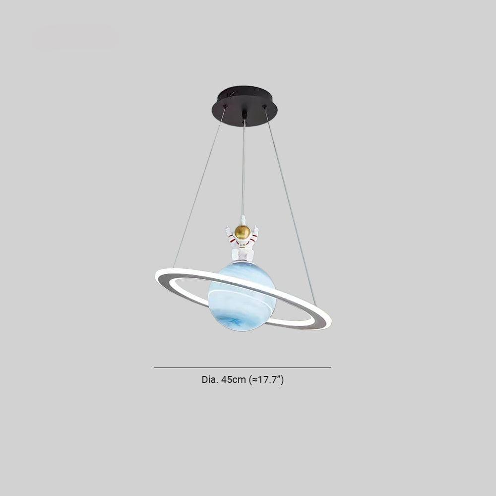 Barns LED Hängande Lampa med Planetär Motiv för Barnrum Carvallo