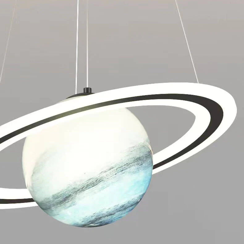 Barns LED Hängande Lampa med Planetär Motiv för Barnrum Carvallo