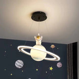 Barns LED Hängande Lampa med Planetär Motiv för Barnrum Carvallo