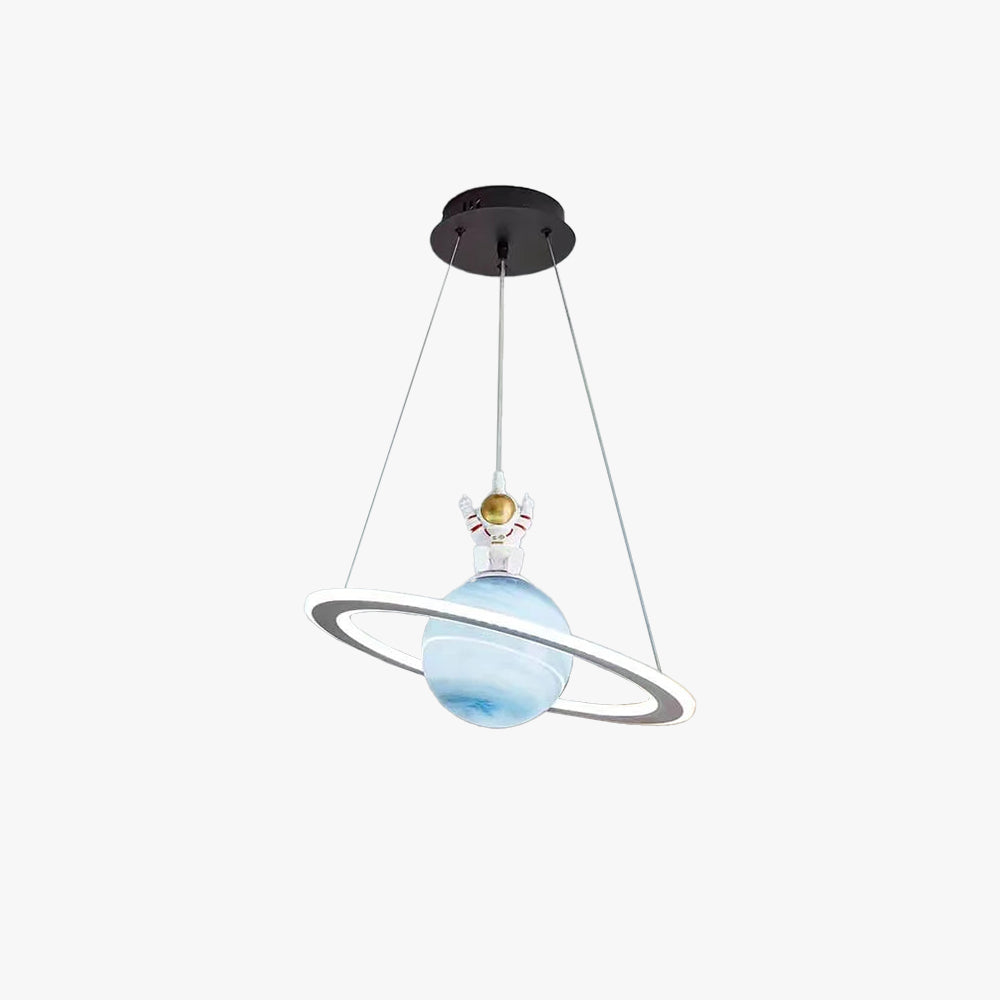 Barns LED Hängande Lampa med Planetär Motiv för Barnrum Carvallo