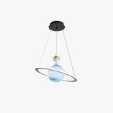 Barns LED Hängande Lampa med Planetär Motiv för Barnrum Carvallo