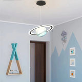Barns LED Hängande Lampa med Planetär Motiv för Barnrum Carvallo
