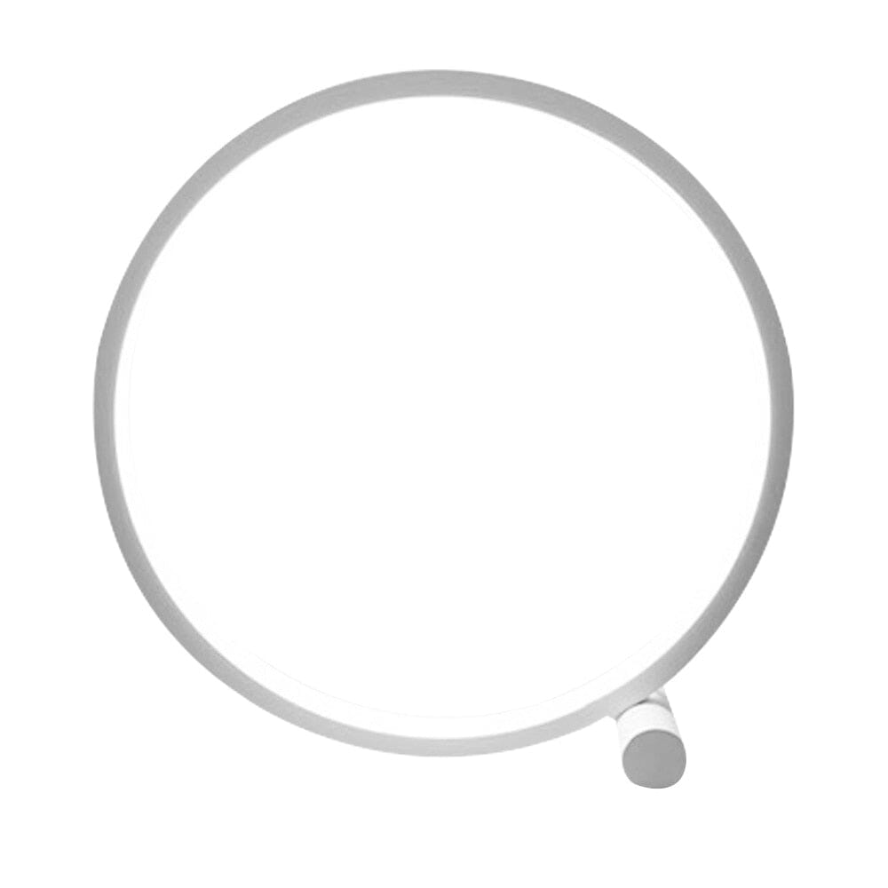 Circle LED Touch Lamp Metall Akryl Modern Skrivbordslampa Carvallo