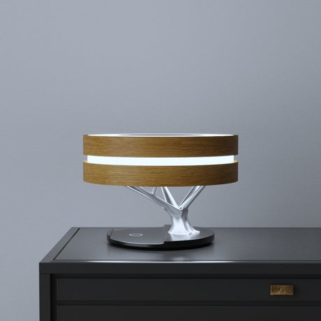 Circle of Life Lampa med Trådlös Laddning och Bluetooth Högtalare Carvallo