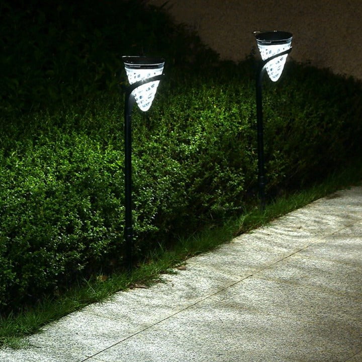 Cone Pathway Solar LED Light Utomhus IP65 Vattentät Carvallo