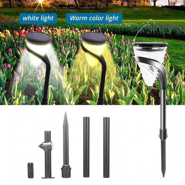 Cone Pathway Solar LED Light Utomhus IP65 Vattentät Carvallo