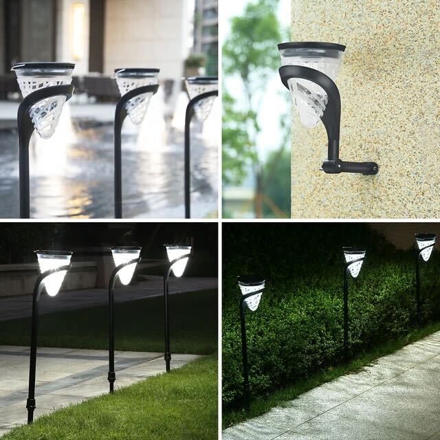 Cone Pathway Solar LED Light Utomhus IP65 Vattentät Carvallo
