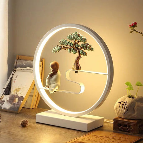 Crayvora | Modern LED Bordslampa med Bonsai Design Carvallo