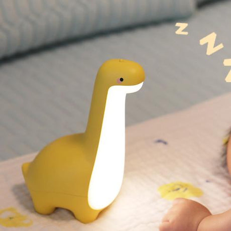 Söt långhalsad dinosaur LED-nattlampa för barn och flickor Carvallo