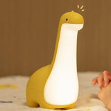Söt långhalsad dinosaur LED-nattlampa för barn och flickor Carvallo