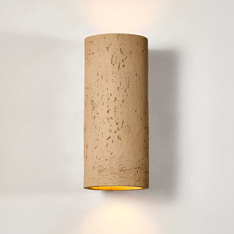 Cylinder Tube Vägglampa Wabi Sabi Stone LED Vägglampa Carvallo