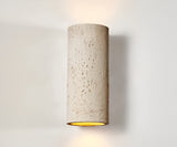 Cylinder Tube Vägglampa Wabi Sabi Stone LED Vägglampa Carvallo