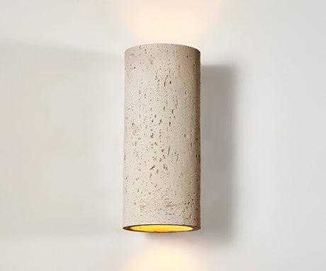 Cylinder Tube Vägglampa Wabi Sabi Stone LED Vägglampa Carvallo