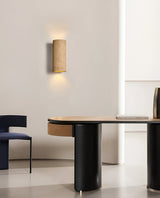 Cylinder Tube Vägglampa Wabi Sabi Stone LED Vägglampa Carvallo