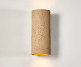 Cylinder Tube Vägglampa Wabi Sabi Stone LED Vägglampa Carvallo