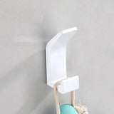 Dekorativa svarta och vita väggkrokar i aluminium för stilfull förvaring Carvallo