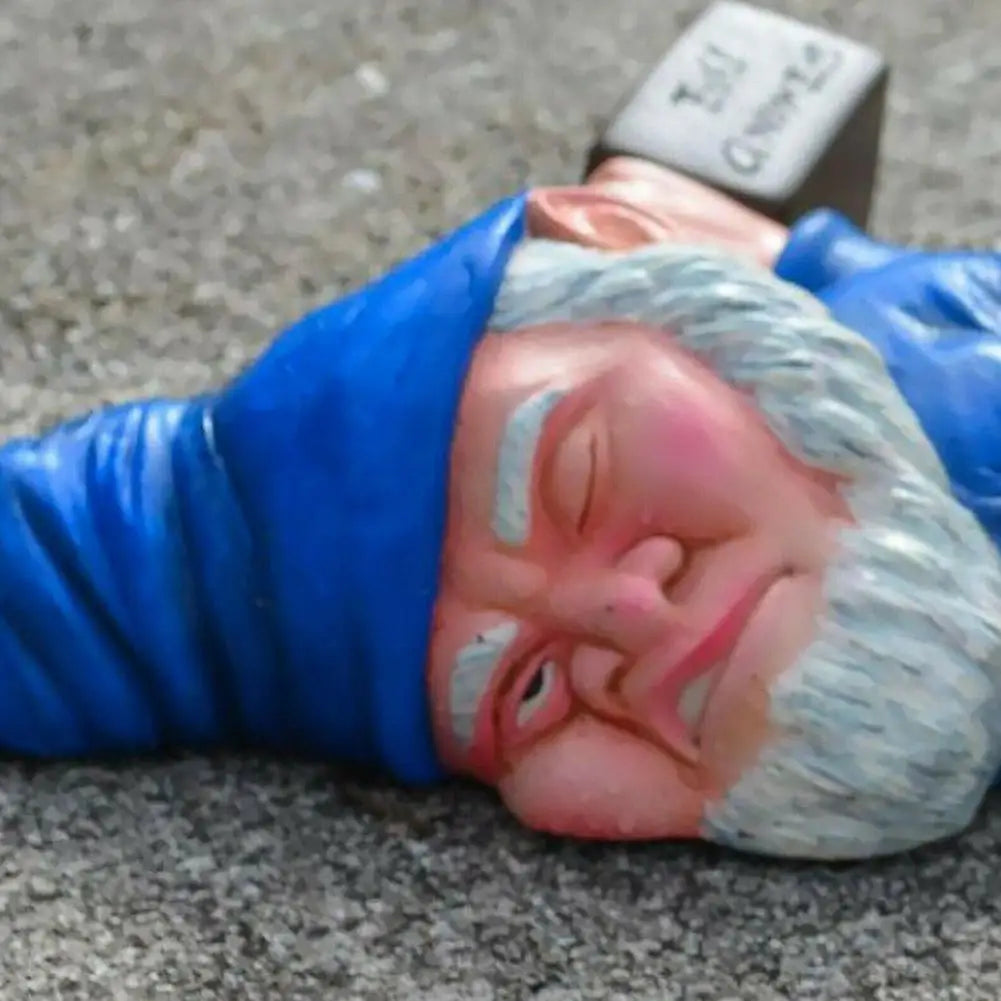 Drunken Gnome Trädgårdsstaty Kreativ Harmsmycke 13x9 cm Carvallo