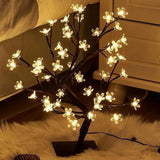 Elegant körsbärsblomsträd ljus för heminredning och avkoppling Carvallo