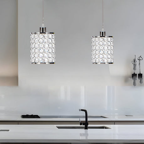 Elegant kristall dekorativ lampa med unik geometrisk design Carvallo