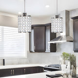 Elegant kristall dekorativ lampa med unik geometrisk design Carvallo