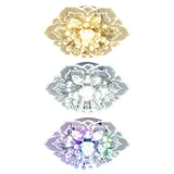 Elegant blommig LED kristallkrona för heminredning belysning Carvallo