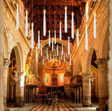 Flytande LED-ljusstake med magisk stav utan låga Carvallo