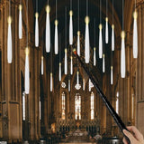 Flytande LED-ljusstake med magisk stav utan låga Carvallo