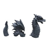 Giant Wooden Dragon Sculpture for Gothic Garden Decor Carvallo
