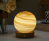Glass Moon Sphere Night Light För Heminredning Atmosfär Carvallo
