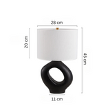 Gold Finish Bordslykta Med LED Ljus Källa E27 Varm Vit Carvallo