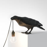 Gothic Raven Lamp Resin Bird - Vintage charm & dark elegance Carvallo