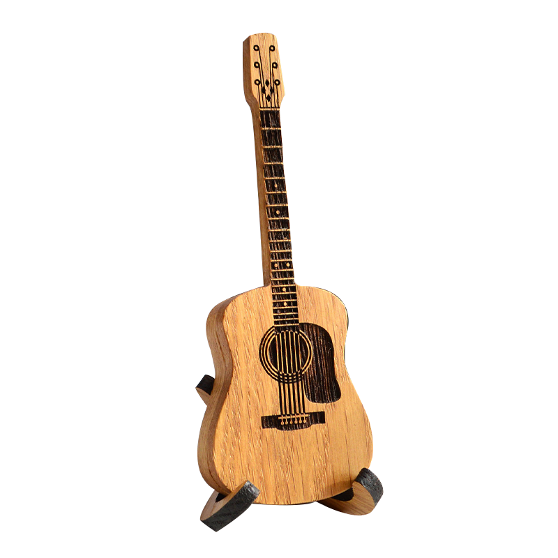 Gitarrplektrumlåda Gåva För Musikälskare Minnessak Dekor Carvallo